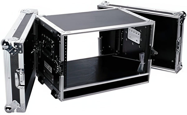 DeeJay LED 6 RU Effect Deluxe Case with Laptop Shelf & Wheels - TBH6UEDHW