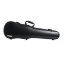 GEWA Air 1.7 4/4 Shaped Matte Black Violin Case - Thermoplast Shell & Velour Interior