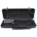 GEWA Idea 2.6 Oblong Black Viola Case - Adjustable Length & Carbon Fiber Shell