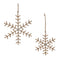 Jute Wrapped Metal Snowflake Oranment (Set of 6)