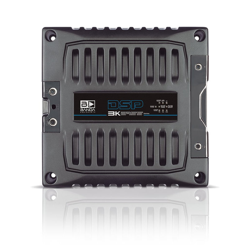 Banda 3000 Watt 1-Ohm Monoblock DSP Bass Car Amplifier - Black