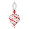 Swirled Glass Drop Ornament (Set of 6)