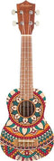 Bamboo U21 CIRCUS 21" Soprano Ukulele – Mandala Design w/ Gig Bag