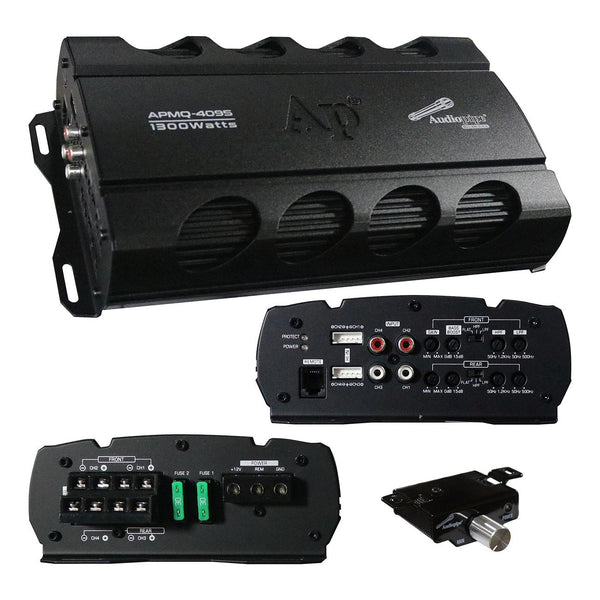Audiopipe 4-Channel Class A/B Mini Amplifier 1300W APMQ-4095