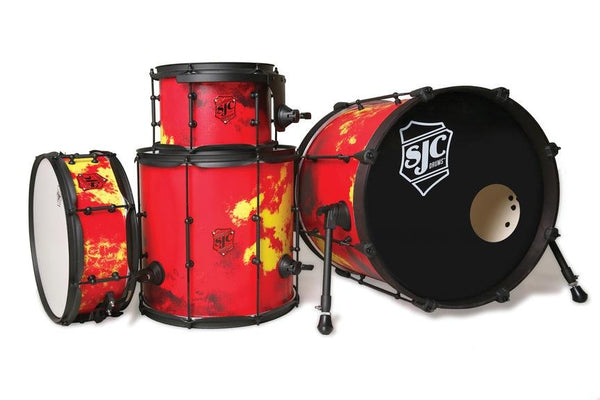 SJC Josh Dun "The Ned" 4-Piece Compact Poplar Shells Drum Kit - 10/14/18/14