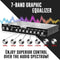 Banda 1/2 DIN Seven Band Graphic Car Equalizer Crossover w/ Front Aux - EQ777