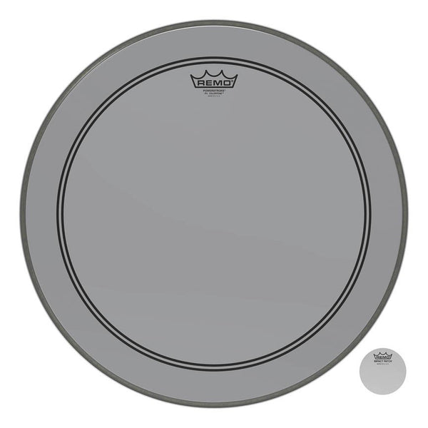 Remo 20" Powerstroke 3 Colortone Smoke Bass Drumhead P3-1320-CT-SM