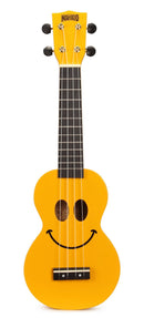 Mahalo Smiley Soprano Ukulele - Yellow - U-SMILE YW - New Open Box
