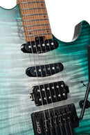 Cort Space 6GTR Electric Guitar w/Gig-bag Semi Gloss Lagoon