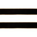 Melrose Black Wired Ribbon (Set of 2)