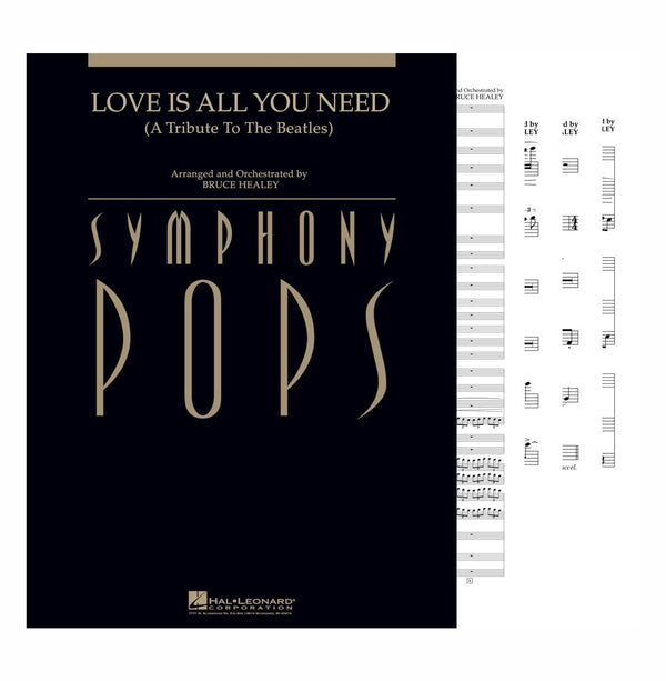 The Beatles Love Is All You Need Sheet Music Arr. Bruce Healey – Full Set