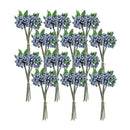 Melrose Blue Berry Foliage Bundle (Set of 12)