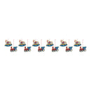 Melrose Rocking Horse and Toy Train Ornament (Set of 12)