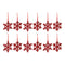 Fir Wood Snowflake Ornament (Set of 12)