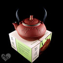 Japanese Tetsubin Cast Iron Teapot 50 oz / 1.5 L Amber Large with Infuser