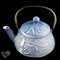 Japanese Tetsubin Cast Iron Teapot 27 oz / 0.8 L Blue Bamboo with Infuser