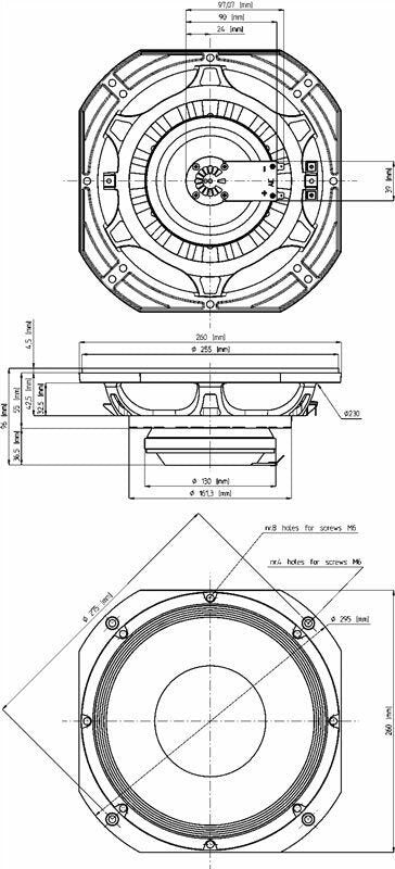 Eighteen Sound 10NDA610 400W 10" Neo Woofer - Single - 18 Sound