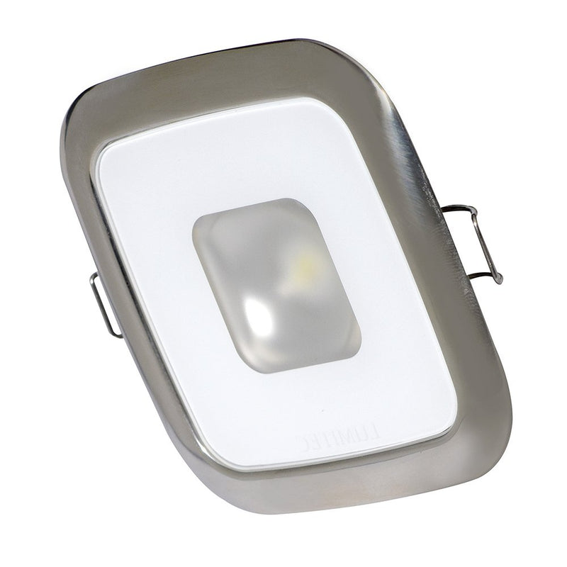 Lumitec Square Mirage Down Light - Spectrum RGBW Dimming - Polished Bezel 116117