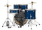 PDP Center Stage 5-Piece Full Drum Kit - 10/12/12/22/14 - Royal Blue Sparkle