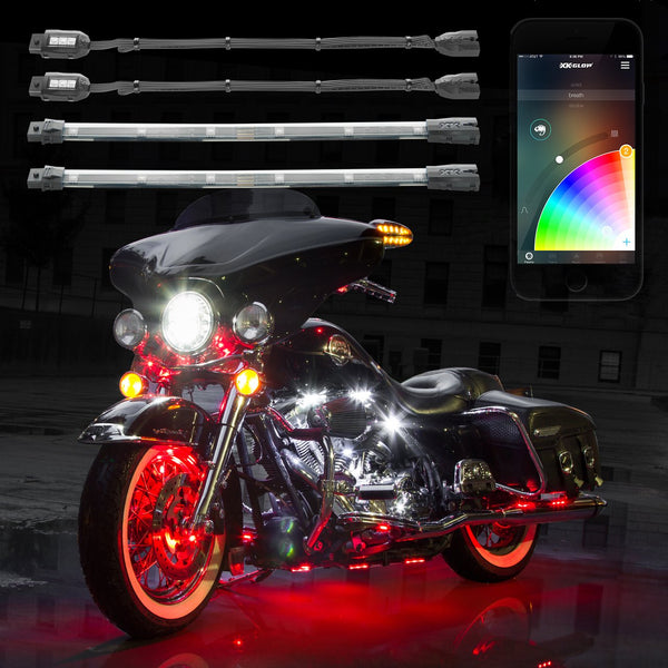 XKGlow Motorcycle Professional LED Accent Light Kit - KS-MOTO-PRO