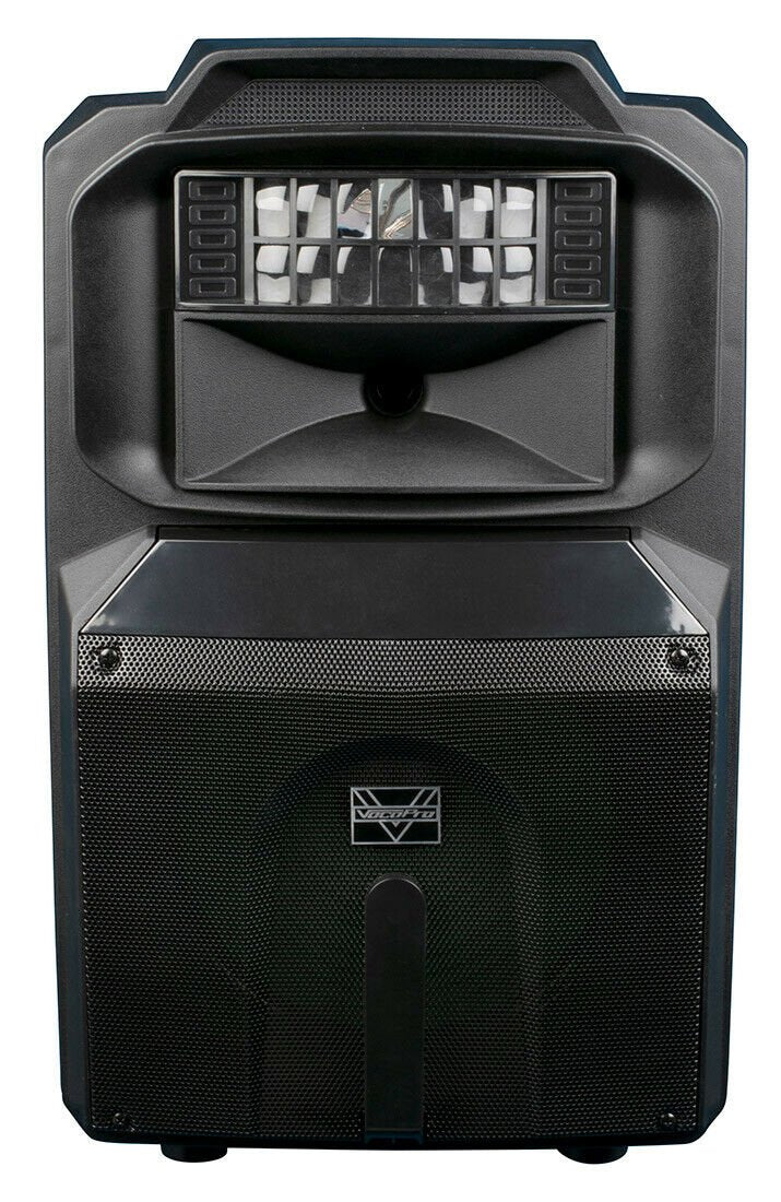 VocoPro 12" Powered Dj/Karaoke Speaker w/RGB Derby Light - Karaoke-Thunder-1200