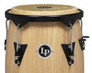 Latin Percussion City Series 10" & 11" Conga Set w/ Double Stand - Natural Gloss