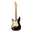 Stagg Series 55 Left Handed Electric Guitar - Black - SES-55 BLK LH