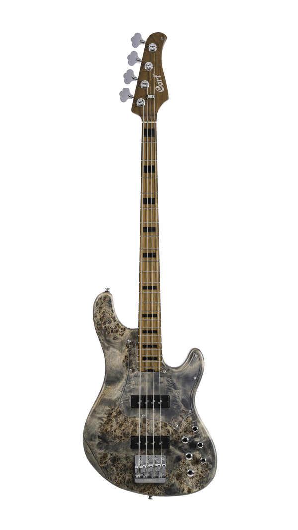 Cort GBMODERN4OPCG GB Series Modern Bass Guitar - Open Pore Charcoal Grey