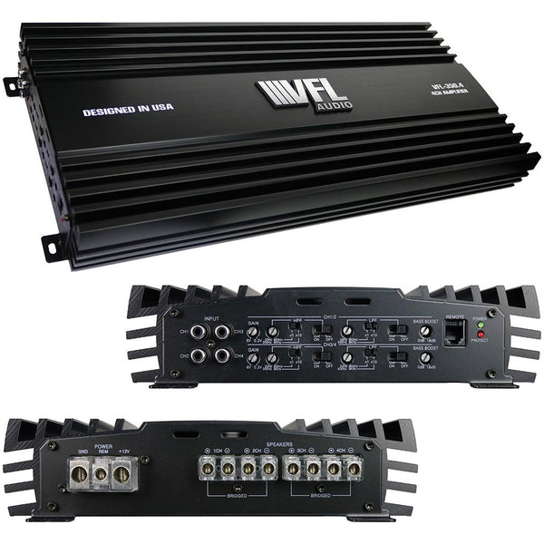 VFL Audio Class AB 4 Channel Amplifier 1000W RMS / 2000W Max VFL-350.4