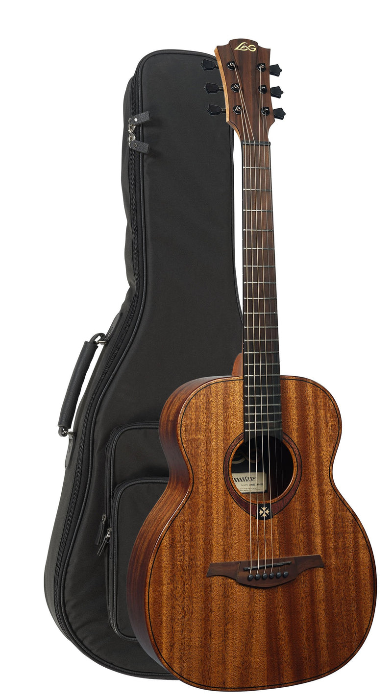 LAG Tramontane Acoustic Travel Guitar Khaya w/ Soft Case TRAVEL-KA-U