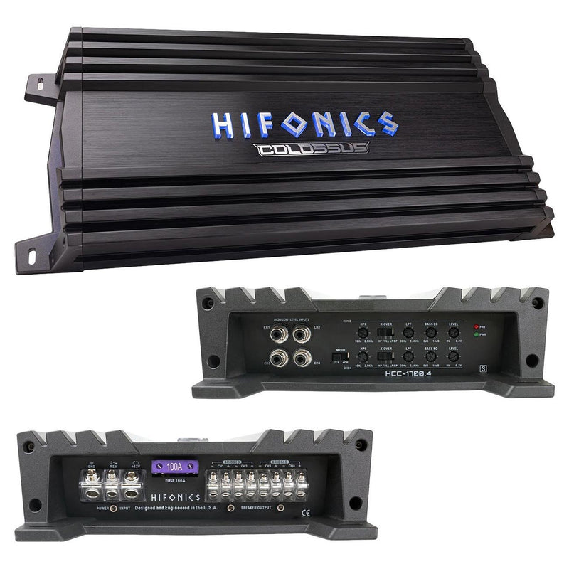 Hifonics 4 Channel Colossus Amplifier 1700 Watts HCC1700.4