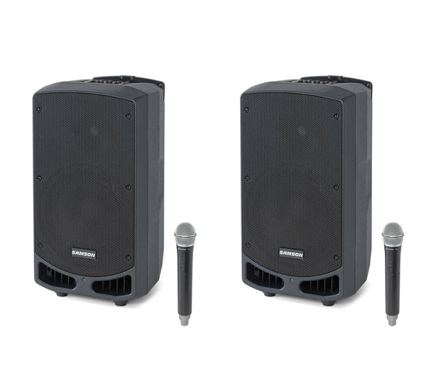 Samson Expedition PA Speaker System w/ Mic & Bluetooth - XP310w - D Band - Pair