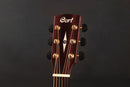 Cort GAPFBEVELNAT Grand Regal Acoustic Cutaway Guitar - Natural Glossy Arm Bevel