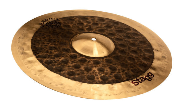 Stagg Dual Series Rustic 16" Genghis Medium Crash Cymbal - GENG-CM16D