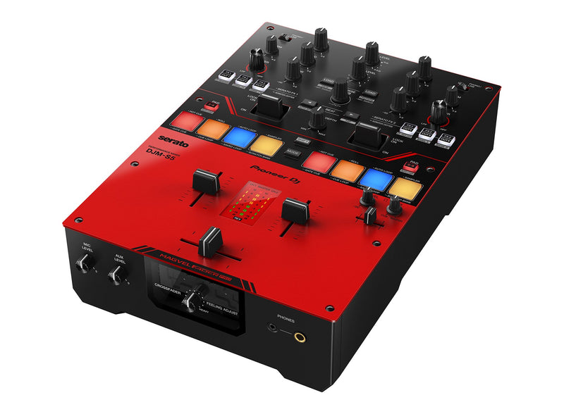 Pioneer DJ DJM-S5 2-Channel DJ Mixer - Gloss Red