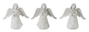 Praying Angel Figurine with Metal Wings (Set of 6)