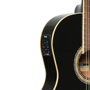 Stagg Thin Cutaway Acoustic Electric Classical Guitar - Black - SCL60 TCE-BLK