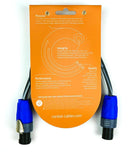 Cordial 3' Speaker Cable - speakON to speakON - CPL1LL2-215