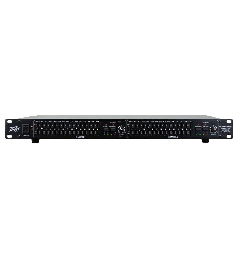 Peavey PV 215EQ Rackmount Dual 15-band Graphic EQ