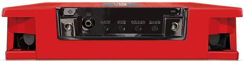 BANDA Electra 3K1OHMRED 3000 Watt 1 Ohm Car Audio Bass Amplifier - Red