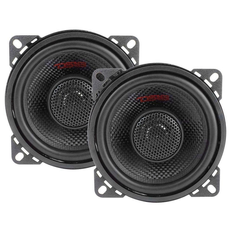 DS18 Z-44 ELITE 4" 120 Watts 4 Ohm 2-Way Coaxial Car Speakers