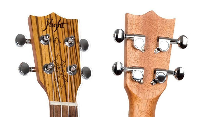 Flight Spruce & Zebrawood Electro-Acoustic Soprano Ukulele – DUS320 CEQ