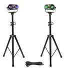 VocoPro All-In-One Dual Rave Light Package w/ Auto Sound Detection - DYNAMICDUO