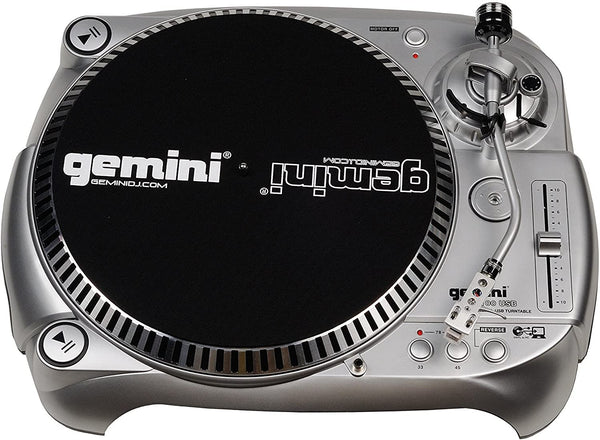 Gemini USB Turntable - Belt Drive - 3 Speed - TT1100USB