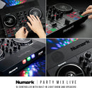 Numark Party Mix Live DJ Controller w/ Built-In Light Show & Speakers