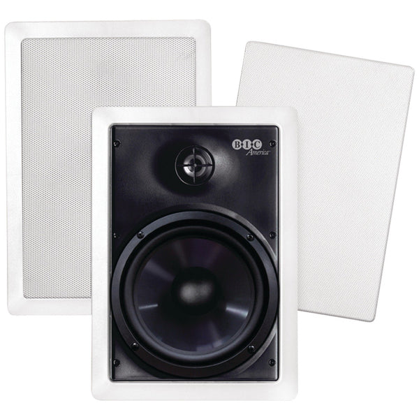 BIC America M-PRO6W Muro Outdoor 6.5" w/ Pivoting Tweeters In-Wall Speakers 150W