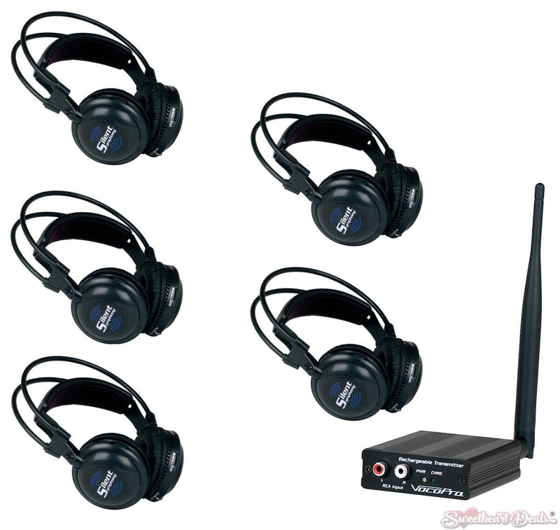 VocoPro SilentSymphony-BAND Wireless Audio Broadcast & Headphone System