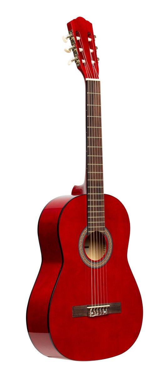 Stagg 1/2 Size Classical Acoustic Guitar - Red - SCL50 1/2-RED