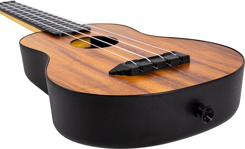 Flight Acacia Soprano Travel Ukulele w/ Gig Bag - Natural - TUS-55 Acacia