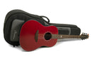 Ovation Ultra Electric Acoustic Guitar w/ Gig Bag - Vampira Red - 1516VRM-G